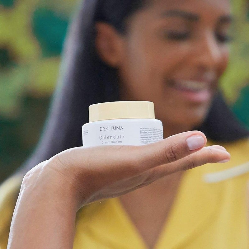 FARMASi Dr. C. Tuna Calendula Cream Balsam, Rich Moisturizing Cream for Dry and Sensitive Skin, with Calendula and Botanical Oils, Soothes and Softens Face and Body, 2.7 fl oz - Image 3